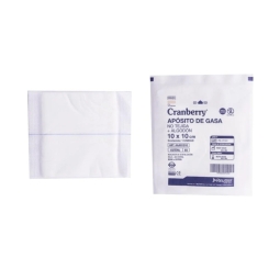 GASA ALGODON ESTERIL 10X10 CM X1 UNIDAD 