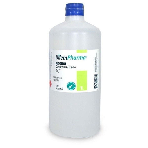 ALCOHOL DESNATURALIZADO 70 X 1.000ML