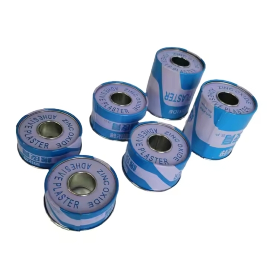TELA ADHESIVA OXIDO DE ZINC METAL  1.25cm X 5m