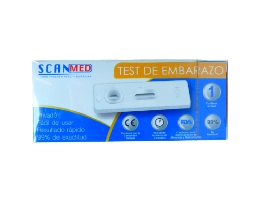 TEST EMBARAZO SCANMED,HCG
