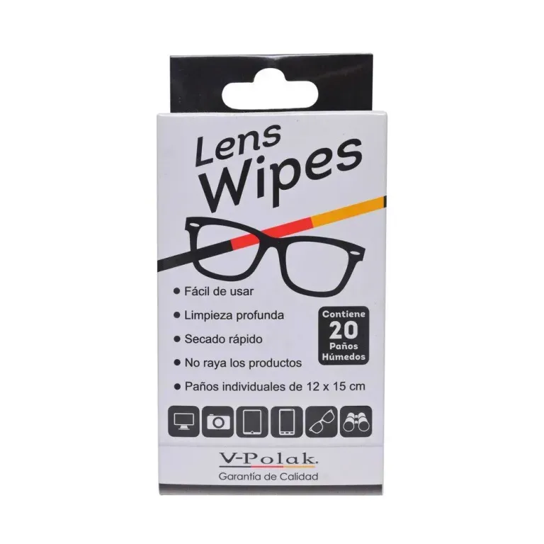 Toallitas De Limpieza De Lentes V-Polak | toallitas lentes v-polak