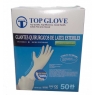 TOP GLOVE GUANTES LATEX ESTERIL CAJA