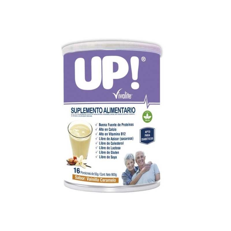 VIVALITE UP VAINILLA CARAMELO X 900G
