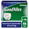 Goodnites  Pants Talla L X 11 | goodnites pants l 11