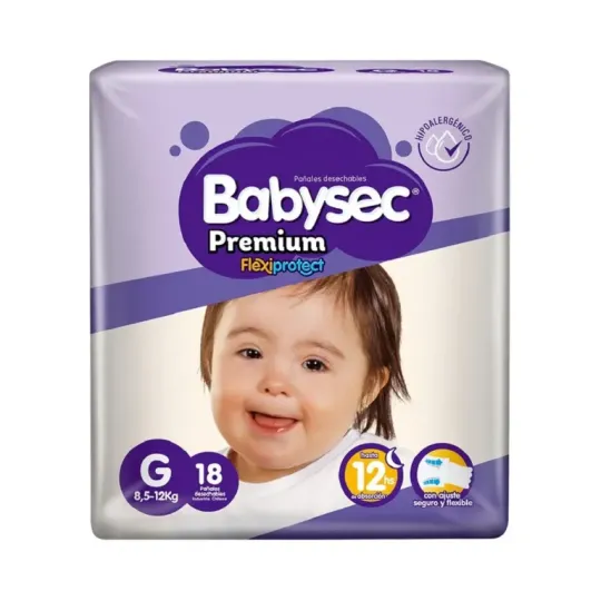 BABYSEC PAÑAL BEBE PREMIUM G X18