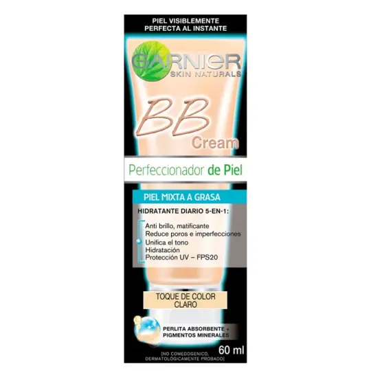 GARNIER BB CREMA  F20 CLARO PIEL MIXTA A GRASA 60ML