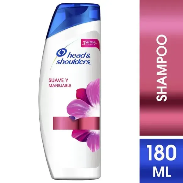 H&S SHAMPOO SUAVE Y MANEJABLE X 180ML