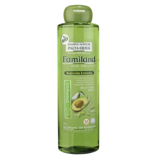 FAMILAND SHAMPOO  PALTA OLIVO S/SAL X410ML