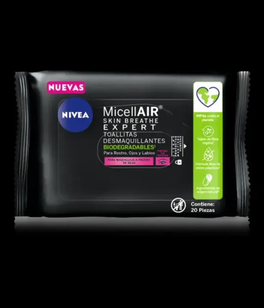NIVEA TOALLAS DEMAQUILLADORAS MICELLAIR EXPERT