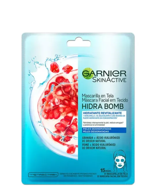Garnier Mascarilla Tela Granada Sachet 32G | garnier mascarilla tela granada 32g