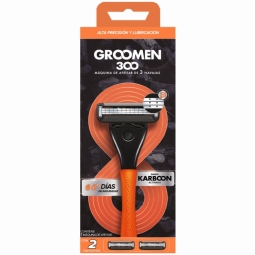 Groomen Maquina Afeitar 300 X2 Cartuchos | groomen 300 2cart