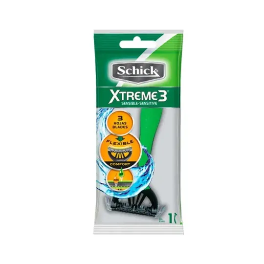 SCHICK PIEL SENS. EXTREM3 MAQ.HOMBRE X1