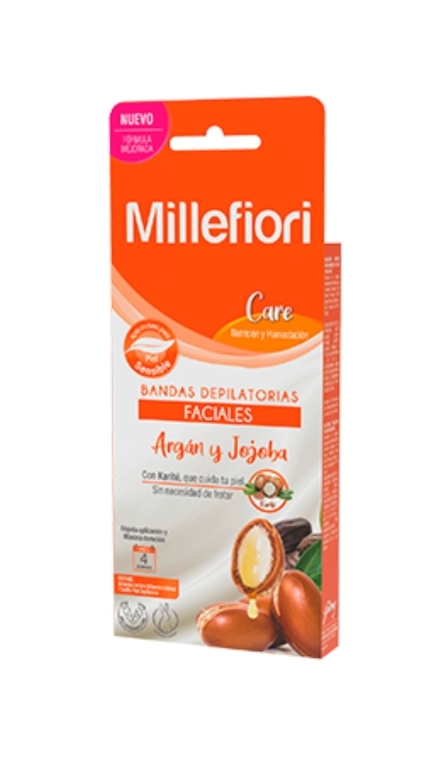 Millefiori Bandas Depil.Facial Acai&Goji X16 | millefiori bandas facial