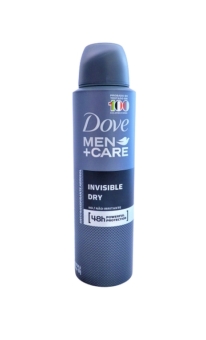 DOVE SPRAY AP INVISIBLE DRY MEN 150ML
