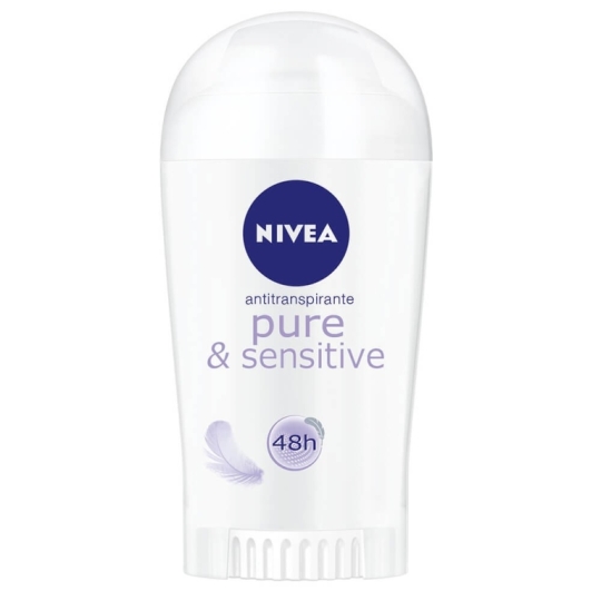 Nivea Desodorante En Barra Sensitive & Pure X 43 G | nivea barra sensitive