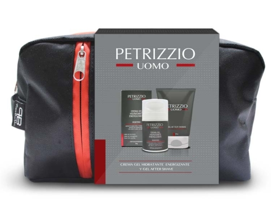 PETRIZZIO UOMO CREMA GEL HID. 50G +GEL AFT.SHAVE 100G + EST.