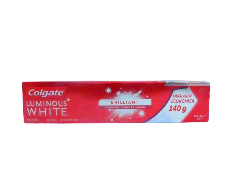 PASTA DENTAL COLGATE LUMINOUS WHITE 140G X140