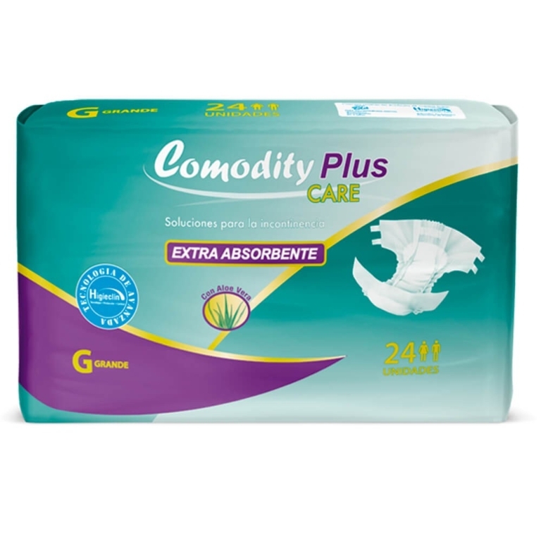 Pañales Comodity Plus Talla G X 24Uni | pañales comodity