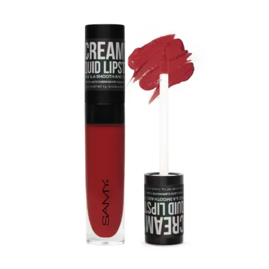 Samy Creamy Liquid Lipstick Num 6 Espresso | samy lipstick espresso