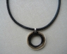 Cadena Cuero Negro | cadena cuero