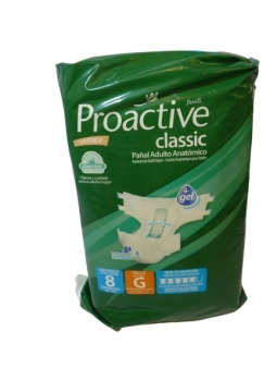 PAÑAL ADULTO PROACTIVE X8