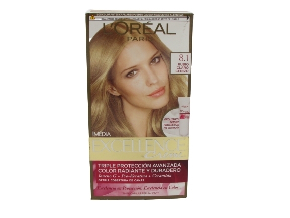 Tintura De Pelo Excellence 8/1 Rubio Claro Cenizo | excellence 8/1 cenizo