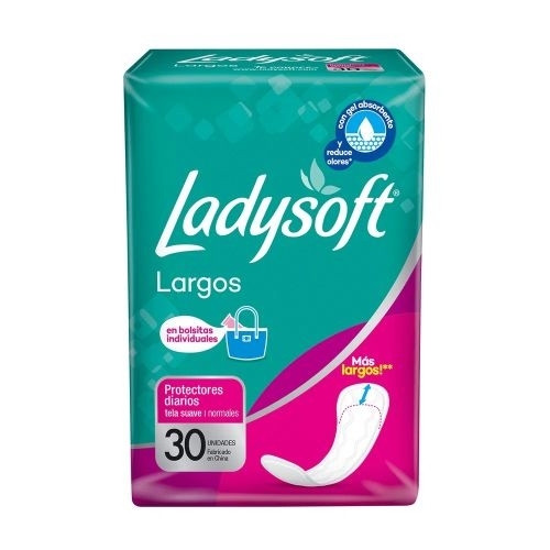 Ladysoft Protector Diario Largo X30 | ladysoft diario 30un
