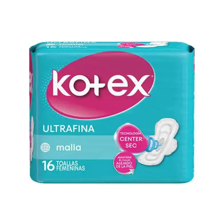Kotex Ultrafina  Malla  X16 | kotex malla 16un