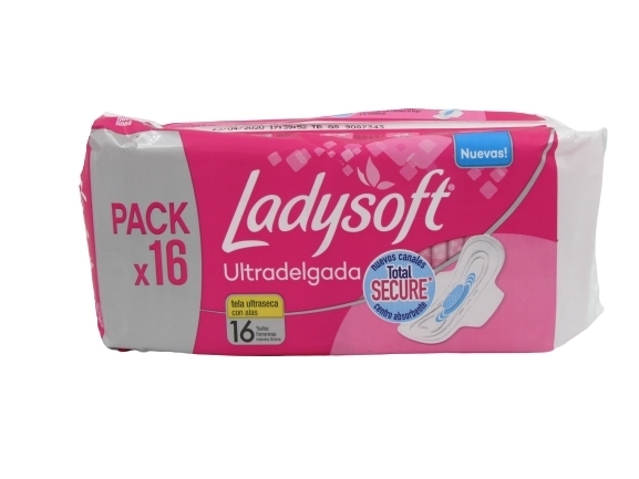 TOALLA INTIMA LADYSOFT ULTRA DELGADA X16