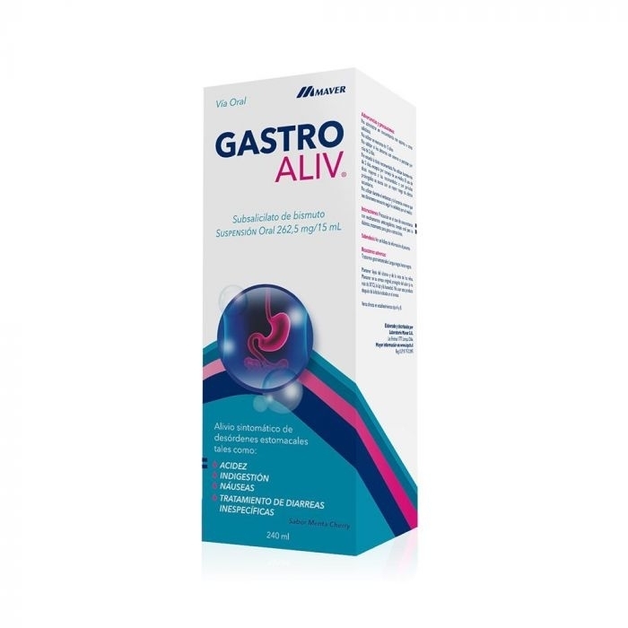 GASTROALIV 262.5MG/15ml SUSPENSION ORAL X240ML