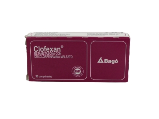 CLOFEXAN X30 COMPRIMIDOS