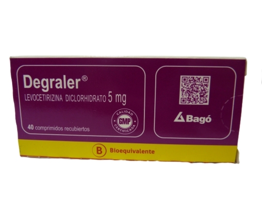 DEGRALER 5MG X40 COMPRIMIDOS RECUBIERTOS