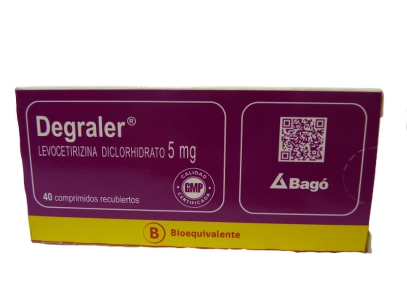 DEGRALER 5MG X40 COMPRIMIDOS RECUBIERTOS