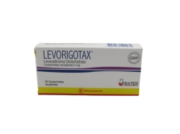 LEVORIGOTAX 5 MG COMPRIMIDO RECUBIERTO X5 COMPRIMIDOS RECUBI