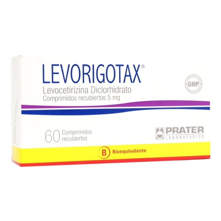 LEVORIGOTAX 5 MG 5MG X5 COMPRIMIDOS