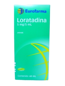 LORATADINA 5MG/5ml JARABE X60ML