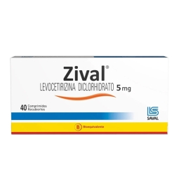 ZIVAL 5 MG X 40 COMPRIMIDOS RECUBIERTOS