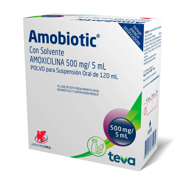 AMOBIOTIC  POLVO PARA SUS 500MG/5ML
