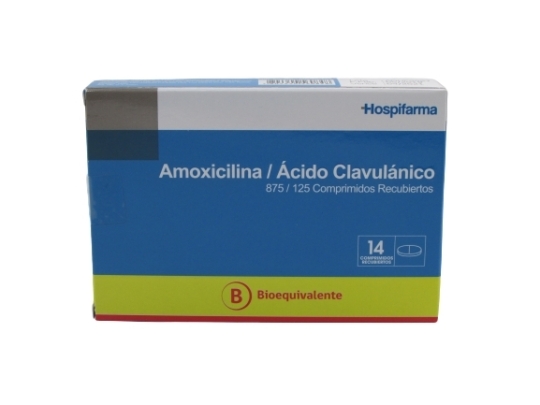 Amoxicilina/Clavul 875/125 X 14 COM