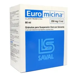 Euromicina 250Mg /5Ml Suspension Oral X80 Ml | euromicina 80ml