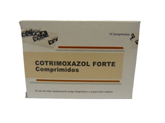 COTRIMOXAZOL FORTE X10COM.