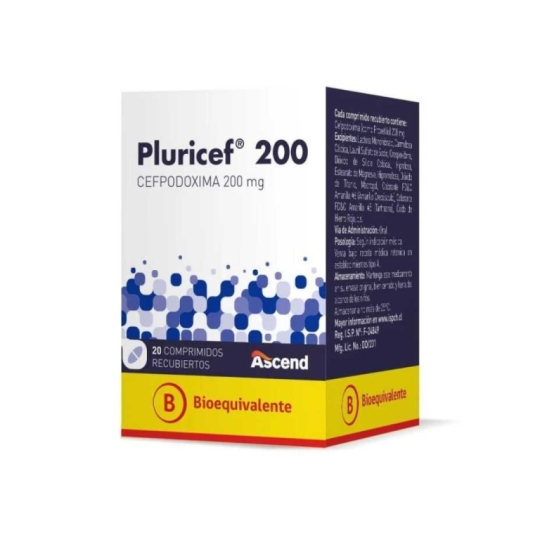 Pluricef 200Mg X 20Com | pluricef 20com