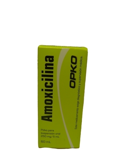 AMOXICILINA 250MG/5ml SUSPENSION ORAL X60ML