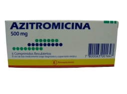 AZITROMICINA 500 MG  X 6 COMPRIMIDOS