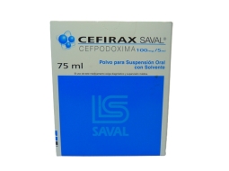 Cefirax Polvo Para Suspensión Oral 100 Mg/5 Ml X 75 Ml | cefirax suspension 75ml
