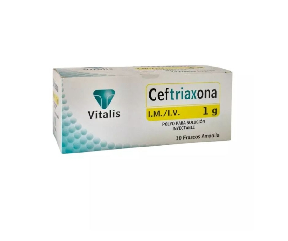 Ceftriaxona Polvo 1 Gr X 1 Ampolla Solucion Para Yectable | ceftriaxona 1ampolla