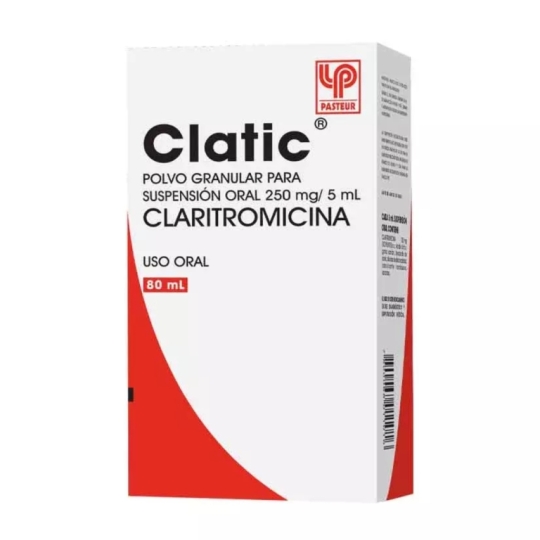 CLATIC 250MG/5ml SOLUCION ORAL X80ML