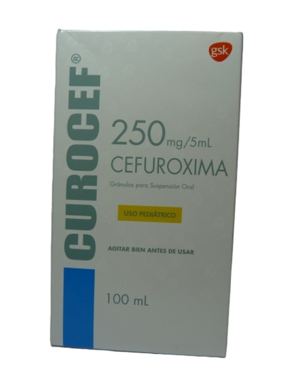 CUROCEF 250MG/5ml SUSPENSION ORAL X100ML