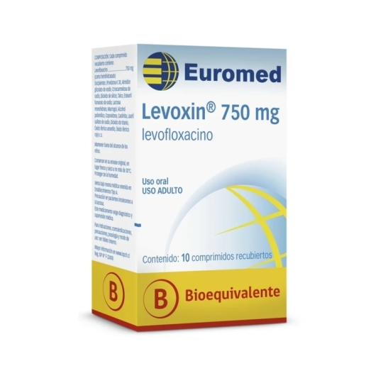 LEVOXIN 750MG X10 COMPRIMIDOS