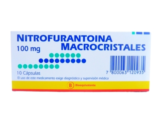NITROFURANTOINA 100MG X10 CAPSULAS